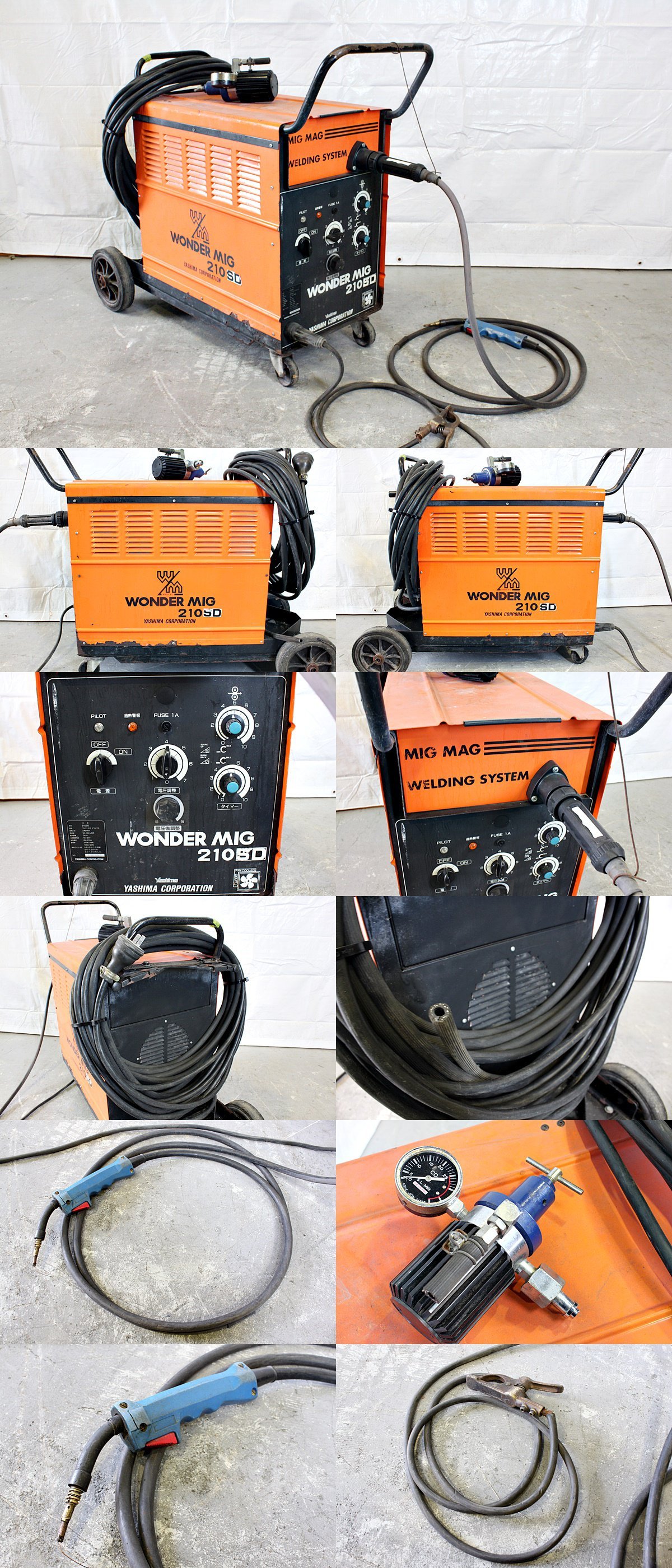 ヤシマ 半自動溶接機 WONDER MIG/ワンダーミグ デラックス 210SD 3相